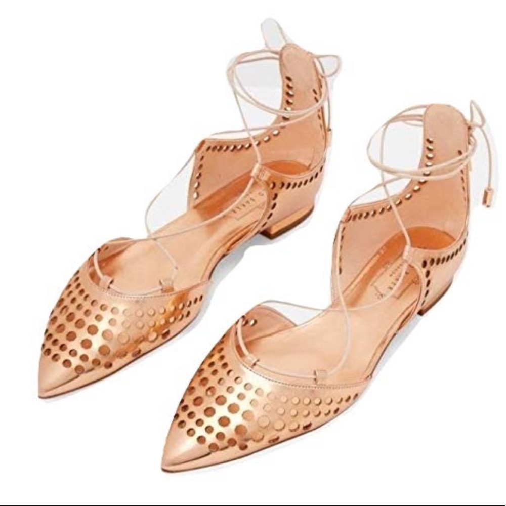 Ted Baker London Cerez Rose Gold Flats